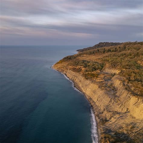 Using my Drone to take Photographs of Sunrise at Lyme Regis in Dorset