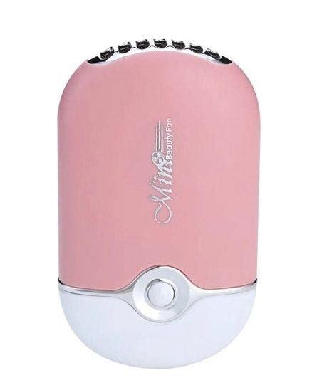 Ventilador Usb Rosa Nude Fios Formas
