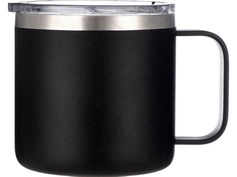 Стальная кружка с двойными стенками «Alaska», чёрный-купить оптом в ...