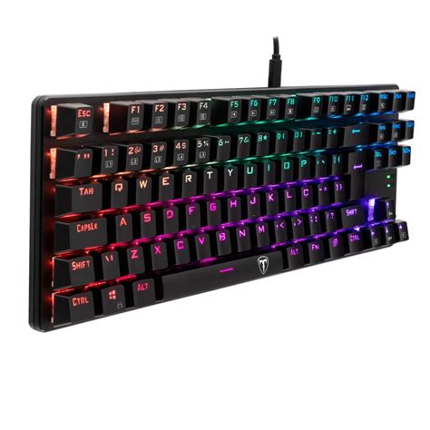 Teclado Mec Nico Gamer T Dagger Bora Rgb Switch Outemu Blue Patoloco