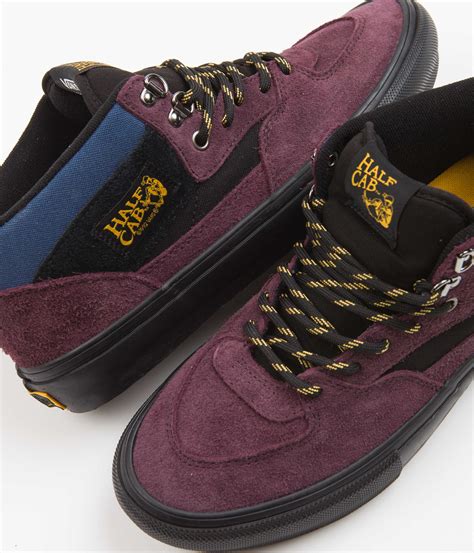 Vans Skate Half Cab Shoes Outdoor Purple Black Flatspot