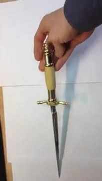 Стилет Лорд; трехгранный - YouTube