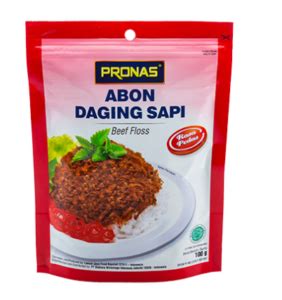 Pronas Abon Sapi Pedas Beef Floss Spicy Flavour G Toko Indonesia