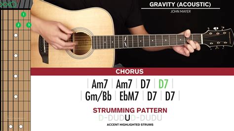 Gravity Acoustic Guitar Cover John Mayer Tabs Chords YouTube