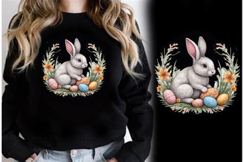 Easter Rabbit Bunny T Shirt Design Graphic By T Shirt Design Store