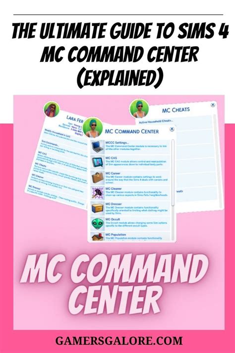 Tame Your Sims World With Mc Command Center The Ultimate Sims 4 Mod Guide