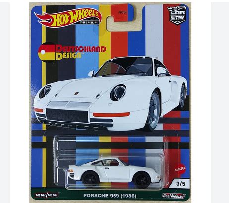 Hot Wheels Premium Porsche 959 1986 Car Culture Wild Terrain Deutschland Design German 2021