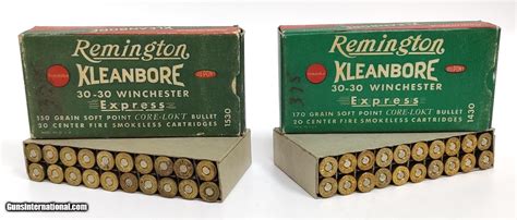 Collectible Ammo Lot Of 2 Full Box Remington 30 30 Winchester Express