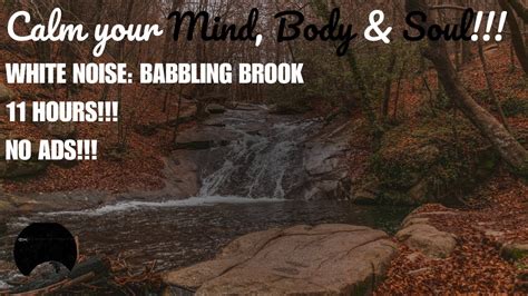 White Noise Sleep Sounds Babbling Brook Sounds For Deep Sleep And