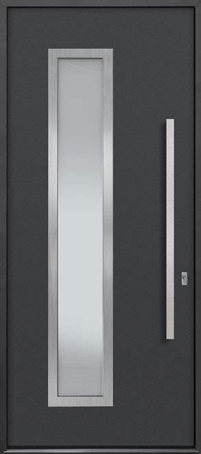 Aluminum Front Door Custom Single Euro Technology With Exterior