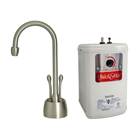 Handle Hot And Cold Water Dispenser Faucet With Heating Tank In