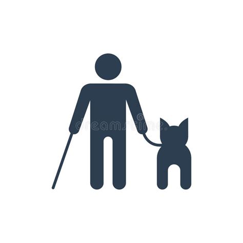 Blind Person Guide Dog Stock Illustrations – 854 Blind Person Guide Dog ...