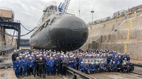 Naval Group a réalisé le tout premier carénage d un sous marin à