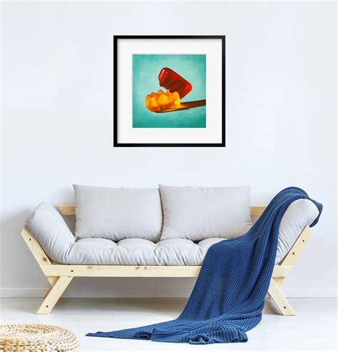 Gummy Bear Erotic Art Print From Oil Painting Sex Positive Etsy
