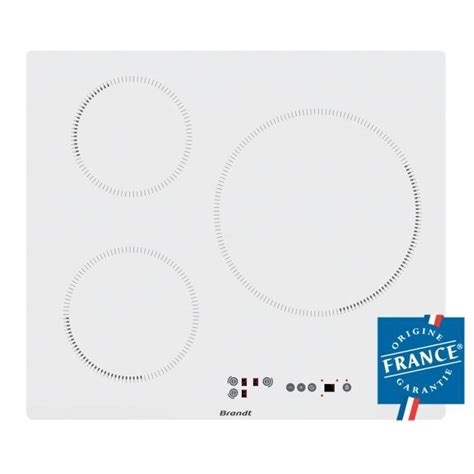 BRANDT BPI6315W Table De Cuisson Induction 3 Zones 7200W L58xP51cm