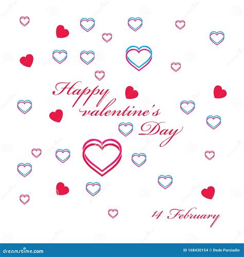 Valentines Day Logo Design Vector Illustration Template Stock Vector ...