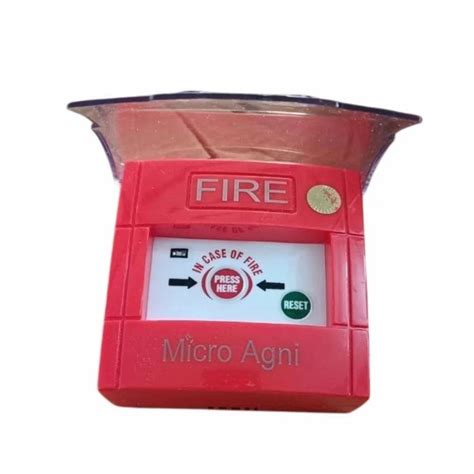 Manual Micro Agni MCP Fire Alarm Conventional System At 650 Piece