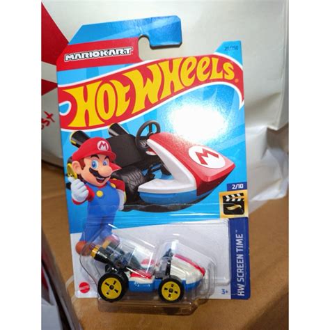 店小二 現貨 正版 全新 hot wheels 風火輪 瑪利歐 standard kart 蝦皮購物