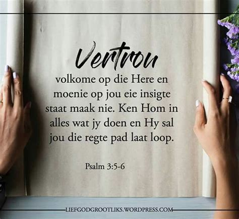 Psalm 35 6 Vertrou Volkome Op Die Here En Moenie Op Jou Eie Insigte