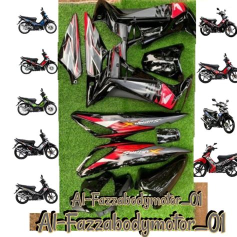 Jual Honda Supra X 125 R Batman Cover Body Halus Supra X 125 Batman