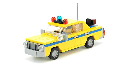 Lego Traffic Police Car Moc Building Instructions Youtube