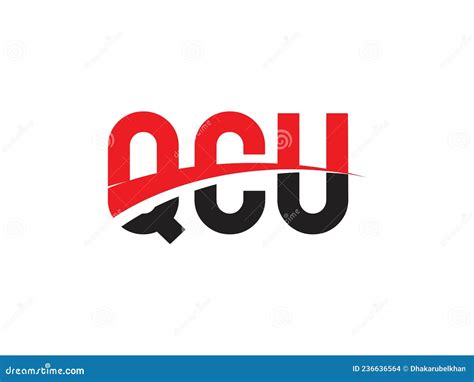 QCU Letter Initial Logo Design Vector Illustration Stock Vector ...