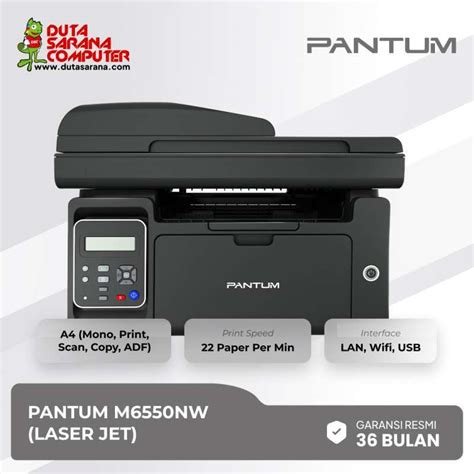 Jual Printer Laser Mono Pantum Wifi Print Scan Copy M Nw Di Seller