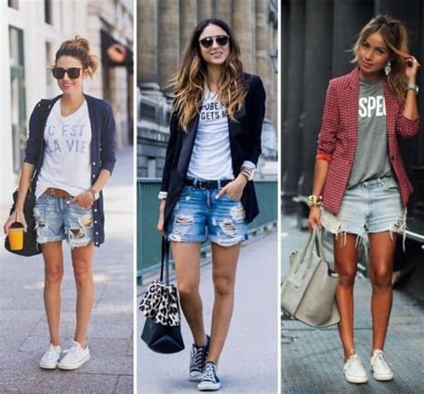 Look Bermuda Jeans Feminina - Bermuda Jeans Feminina – Como Usar, Dicas Inéditas & 55 Looks Lindos!