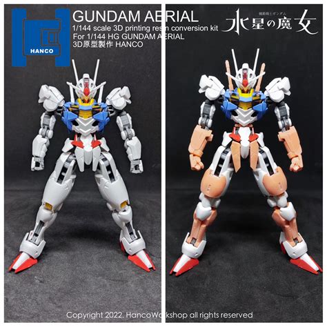 Stl File Aerial D Printing Conversion Kit For Hg Gundam Aerial