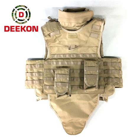 military nij level kevlar material body armor bulletproof vest