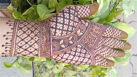 easy simple bharwa mehndi design wedding mehndi designs mahatha ka
