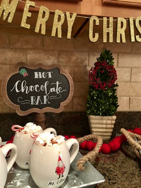 Easy DIY Holiday Hot Chocolate Bar Blonde Charm A Fashion Lifestyle Blog By Amy Alleva