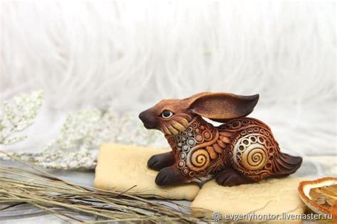 Заяц Большой, фигурка кролика, статуэтка зайца, скульптура – заказать ...