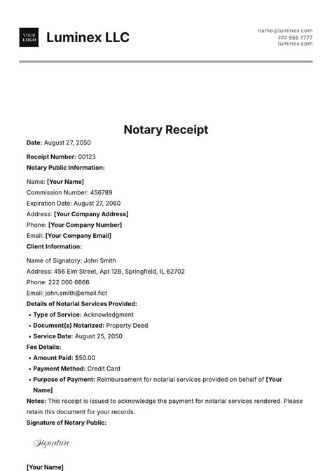 Free Notary Templates to Edit Online & Print