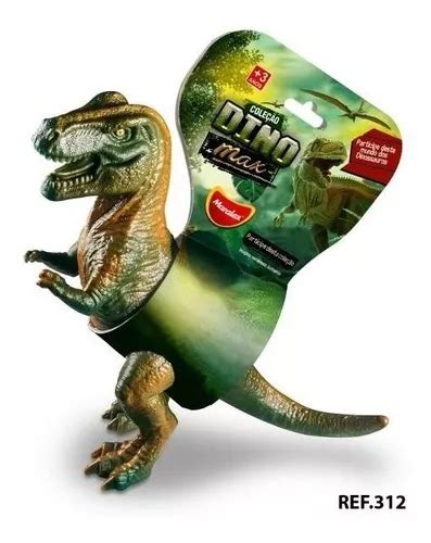 Boneco Colecao Dino Max Vinil Rex Maralex Novo Parcelamento Sem Juros