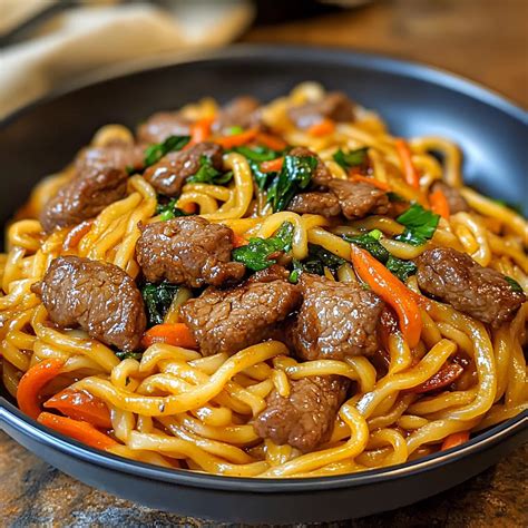 beef lo mein recipe