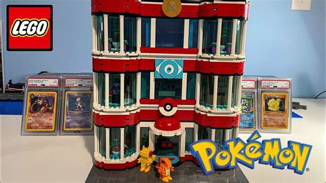 Custom Lego Pokemon Center Review Youtube Lego Pokemon Lego