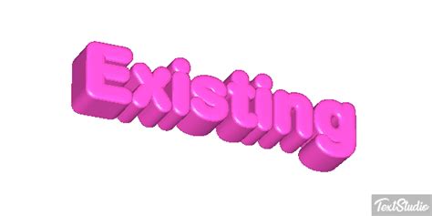 existing word animated gif logo designs