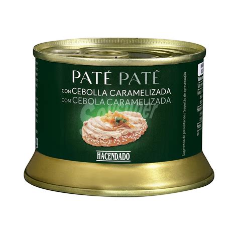 Hacendado Pate Cebolla Caramelizada Bote 130 G