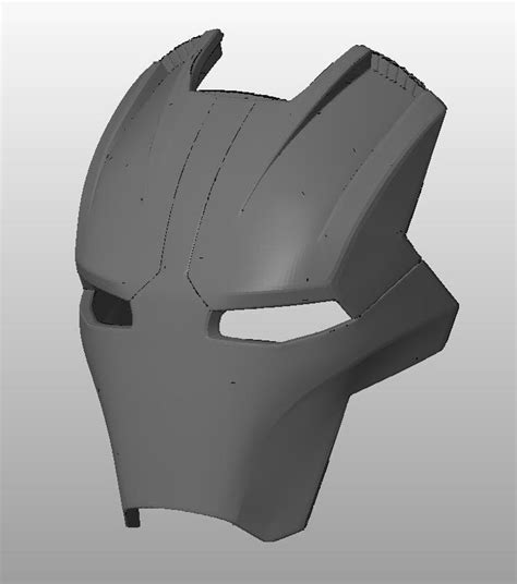 Iron Man Mk Helmet Stl Files Life Size D Print D Etsy