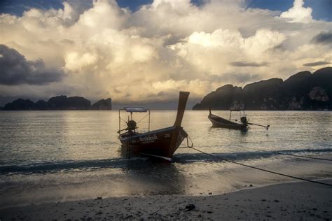 Images Gratuites Thaïlande océan Tropiques des arbres bateau