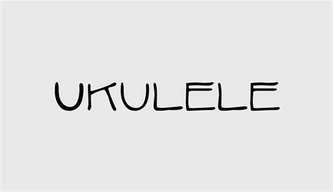 Ukulele Free Font