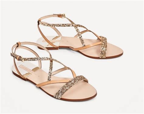 Zara Basic Sanda Y Z Ote Gold Blog Nude Pudrowe Oficjalne Archiwum Allegro