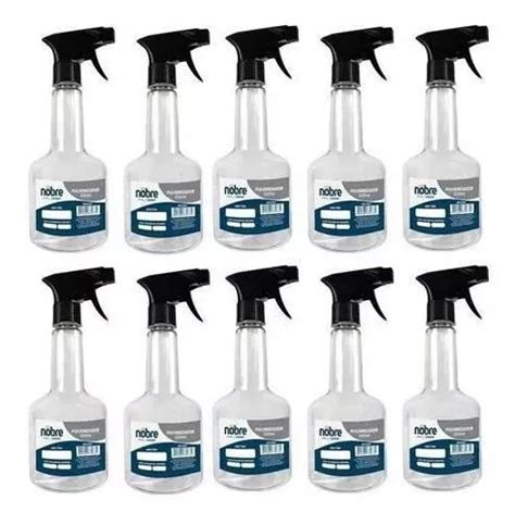 Kit Pulverizador Spray Borrifador 500ml Academia 10 Peças