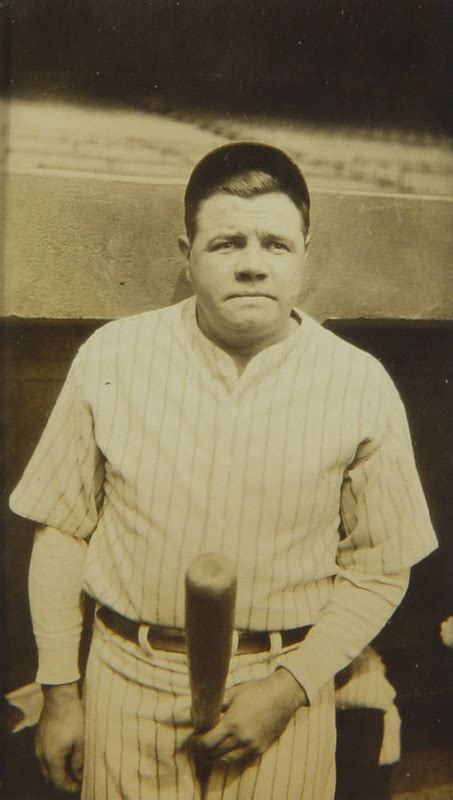 Babe Ruth Phallic Bat Photograph