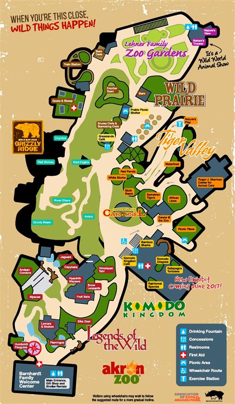 akron zoo map ontheworldmapcom