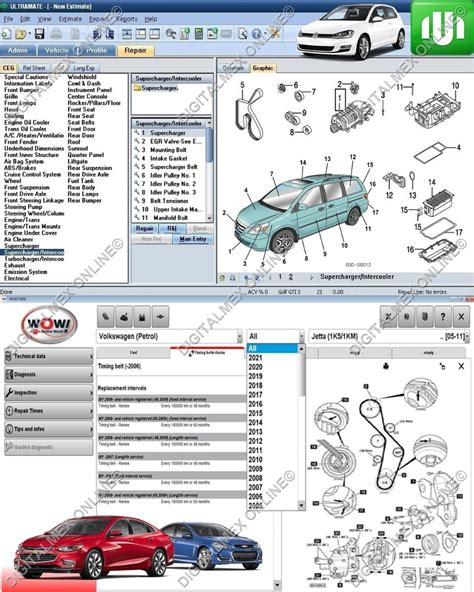 Alldata Mitchell Ondemand5 Ultramate Diagramas Automotrices