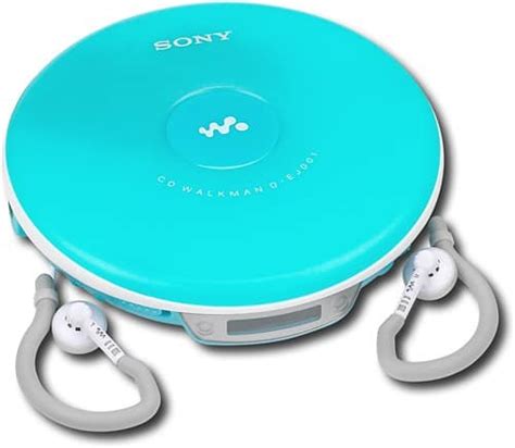 Best Buy Sony Walkman Portable Cd Player Blue Dej Blue