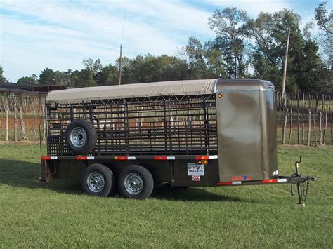 Bumper Pull Livestock Trailers