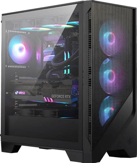 Msi Mag Forge 320r Airflow Gaming Pc Case Cyberdealslk Ultimate